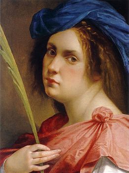 Artemisia_Gentileschi 1615 autoritratto a 22 anni